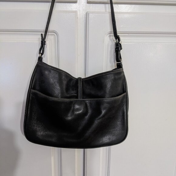 Vintage Coach Brown Leather Shoulder Bag   7778 - Picture 2 of 3